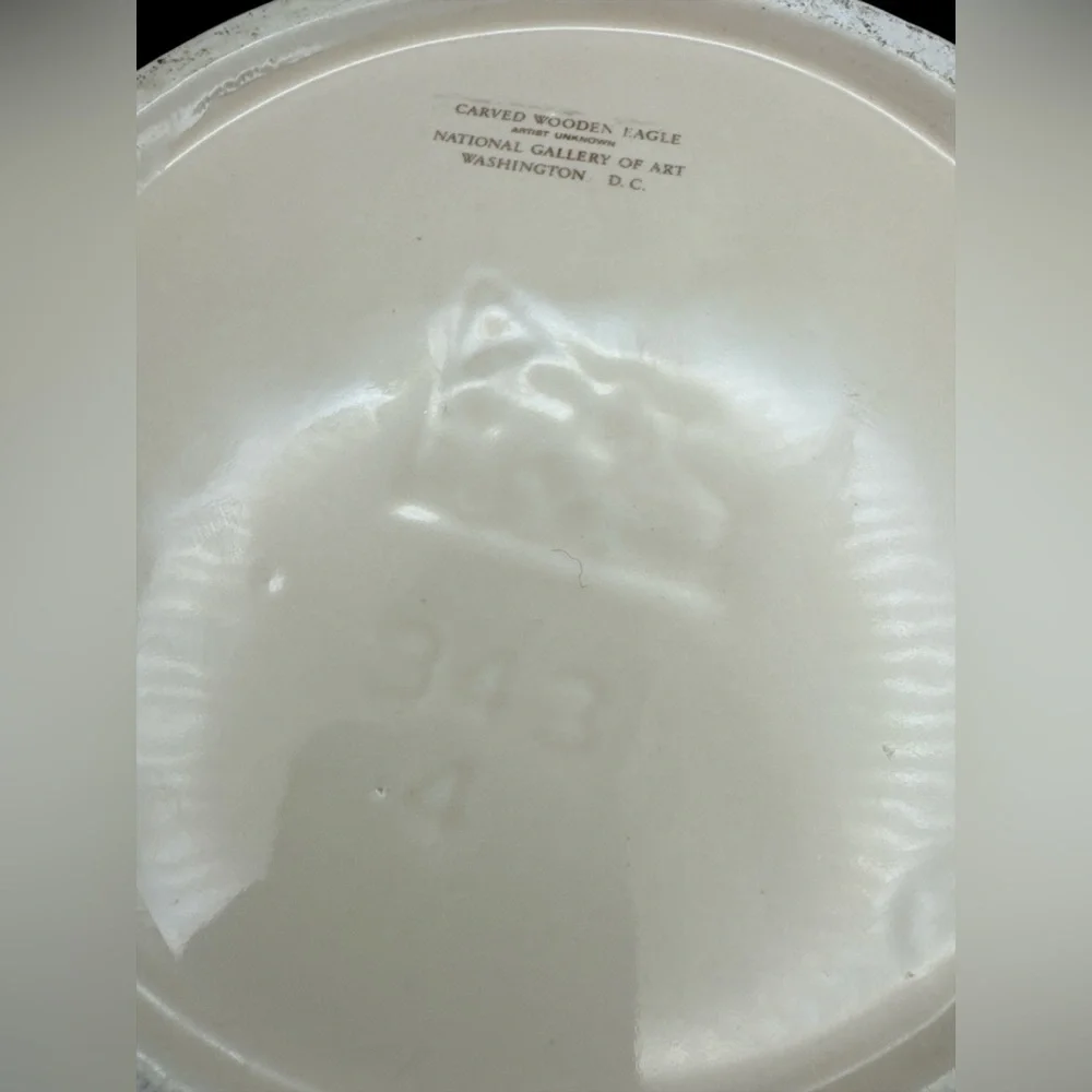 Vintage 1976 McCoy Eagle Bean Crockpot with Lid 343 4 Quart Eagle